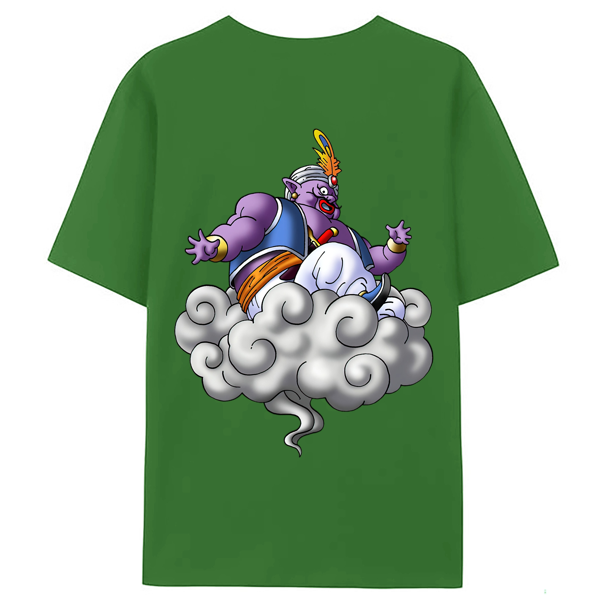 （画像用） ドラゴンクエスト Doragon Kuesuto Dragon Quest レディース半袖Tシャツ(バックプリント)